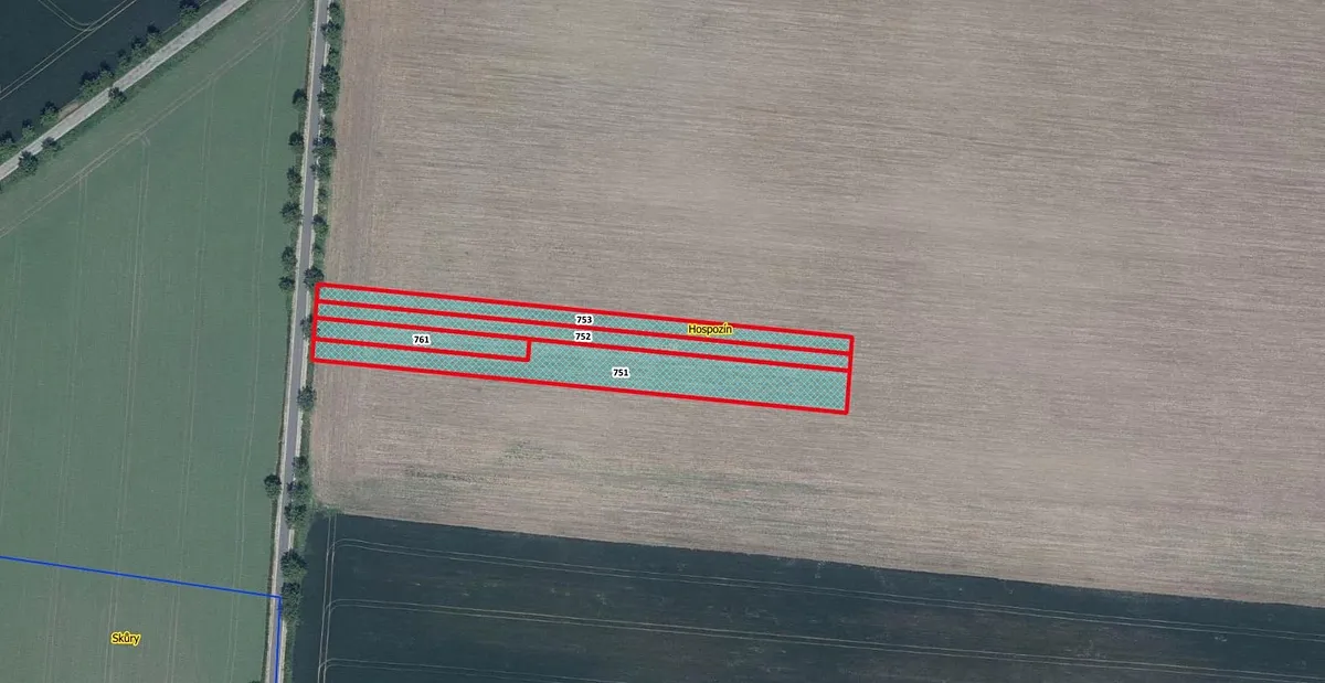 Prodej pole 2701 m²